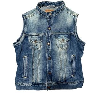 Levi's vintage Classic Blue trucker Denim Vest size large